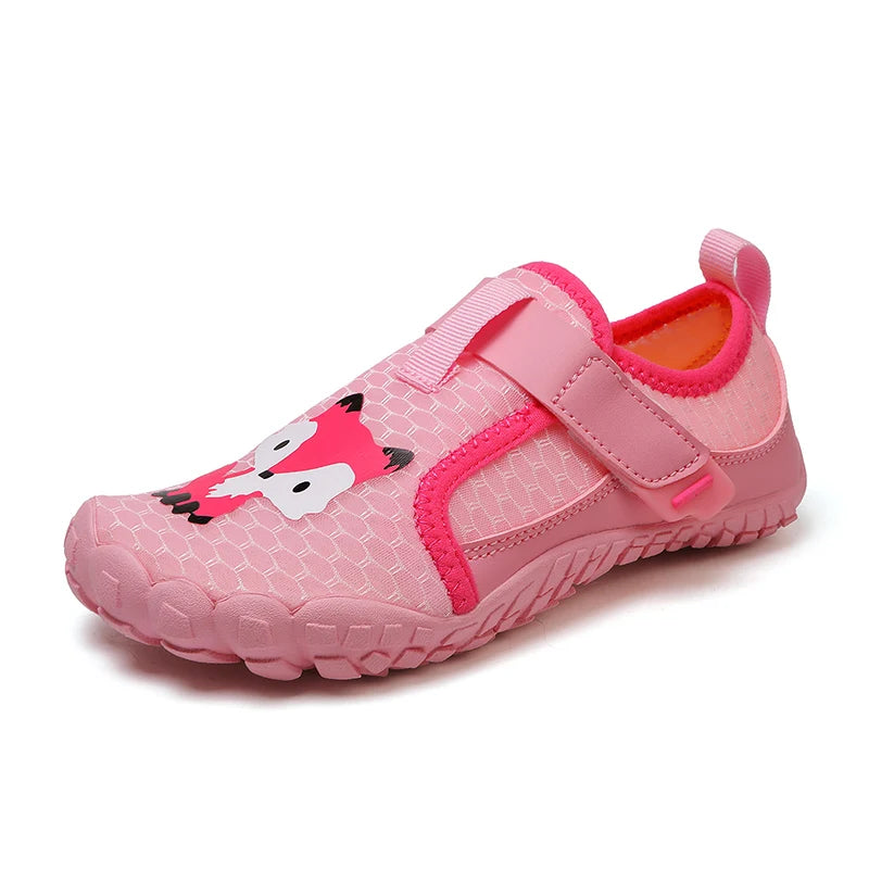 Kids Wide Toe Beach Shoes Lightweight Breathable Non Slip Rubber Sole with Durable Construction for Long Lasting Use