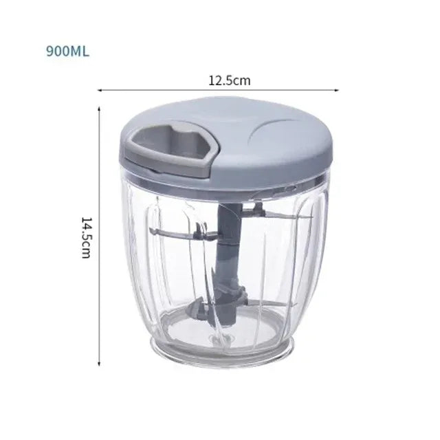 500/900ML handmatige knoflookpers roestvrij staal multifunctionele voedselsnijder zware ergonomische keukenhulp