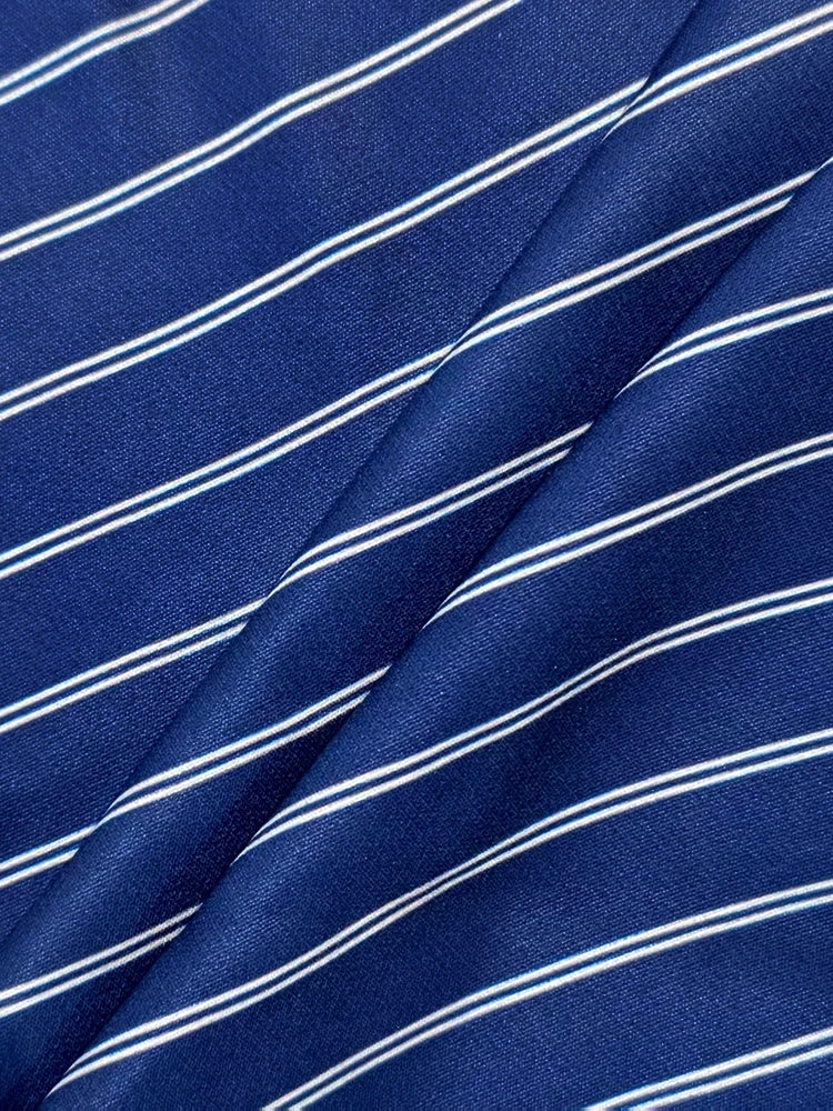 Women's Summer Dress 2025 Cosy Chic Stripes Square Neck Sleeveless Knitted Mini Dinner Party Dresses