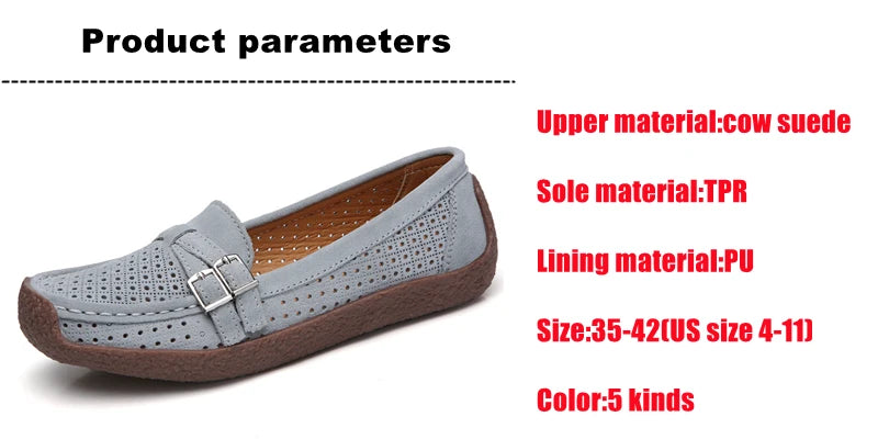 Women's Female Ladies Mother Shoes Sandals Platform Flats Slip On Hollow Summer Cool Moccasins Vulcanized Shoes 41 42