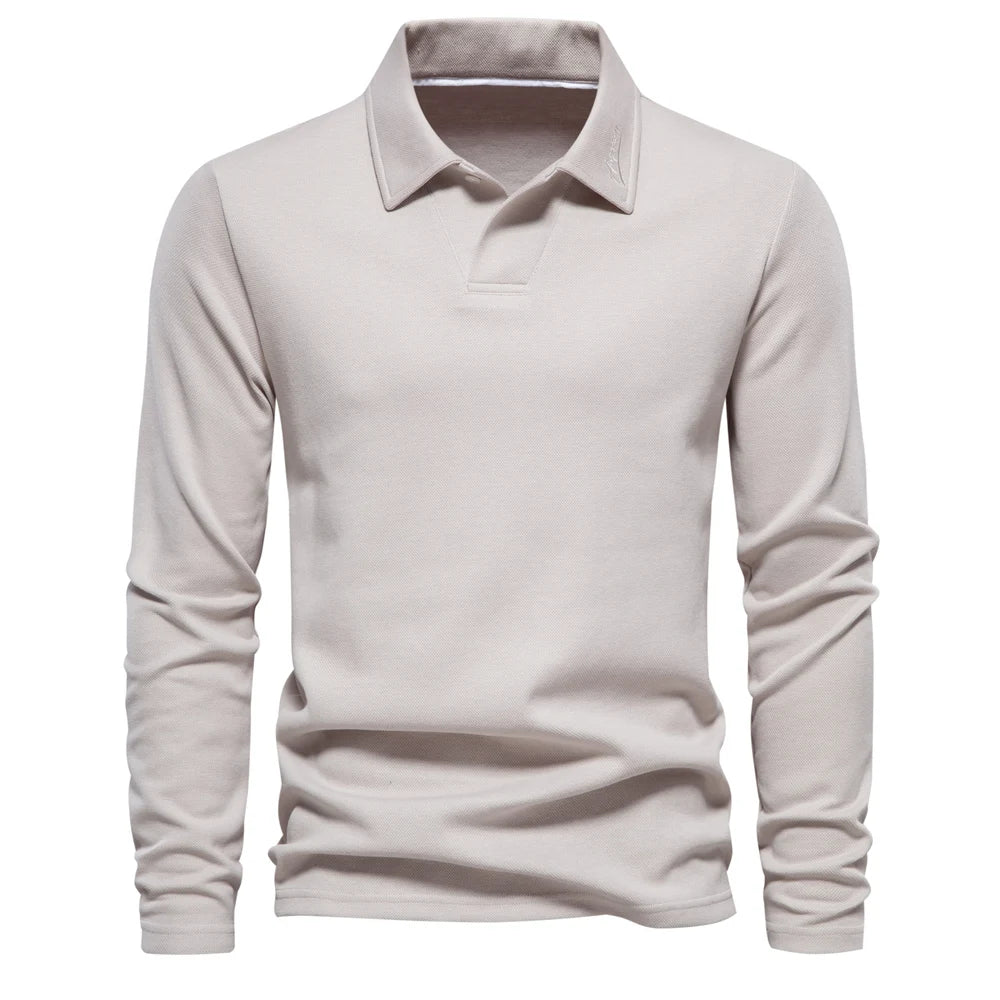 Men's Embroidery Polo Shirt Fashion Neck Turn Down Collar Casual Social Polo Shirts Luxury Golf Shirt For Men