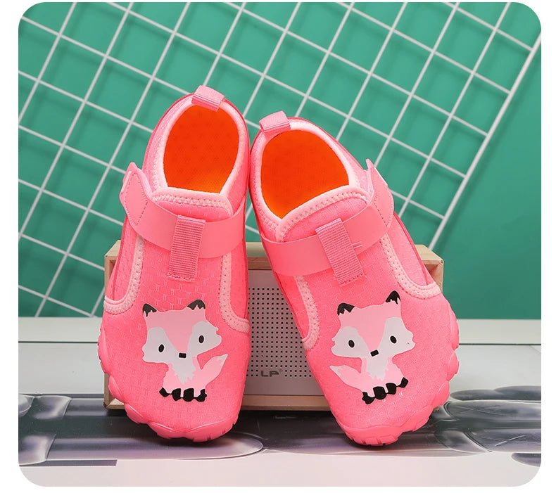 Kids Wide Toe Beach Shoes Lightweight Breathable Non Slip Rubber Sole with Durable Construction for Long Lasting Use