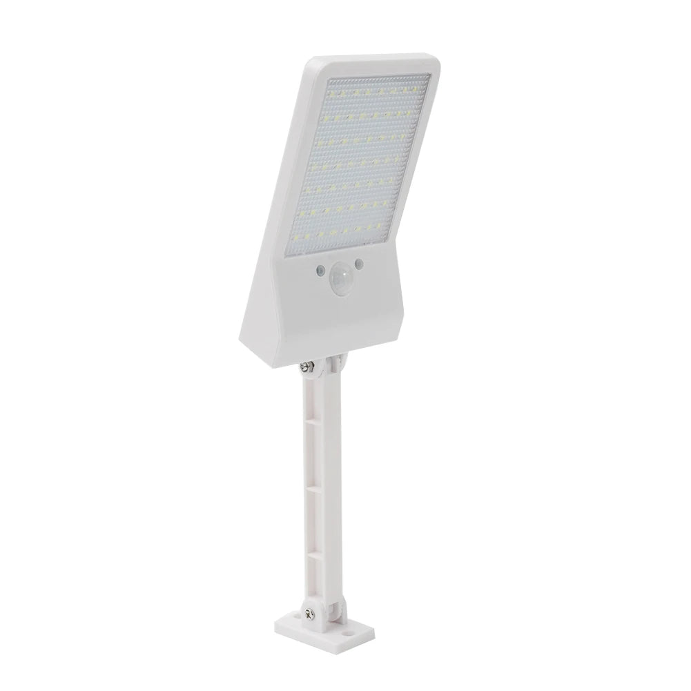 48 LED-straatverlichting op zonne-energie met PIR-bewegingssensor, tuinbeveiligingslamp, waterdichte wandlampen voor buiten