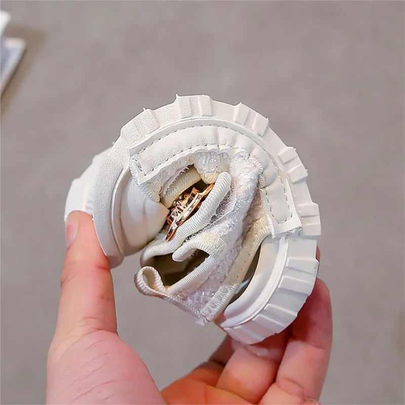 Korean Style Summer Sandals For Girls Luxury Pearl Flower Children's Beach Shoes Ergonomics Soft-soled Kid's Girl Sandals