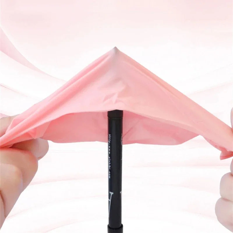 100 stuks roze nitril handschoenen wegwerp latex handschoenen poedervrij voor huishoudelijk gebruik, schoonheidssalon, keukenhandschoenen