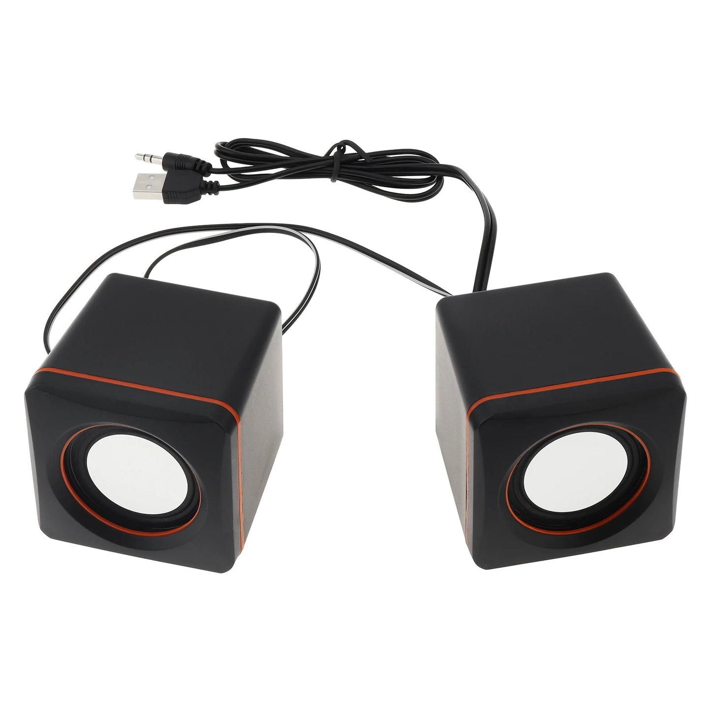 101Z 6W USB 2.0 Mini Draagbare Luidsprekers Computer Soundbox met 3,5mm Stereo Jack en USB-voeding voor PC Laptop Smartphone