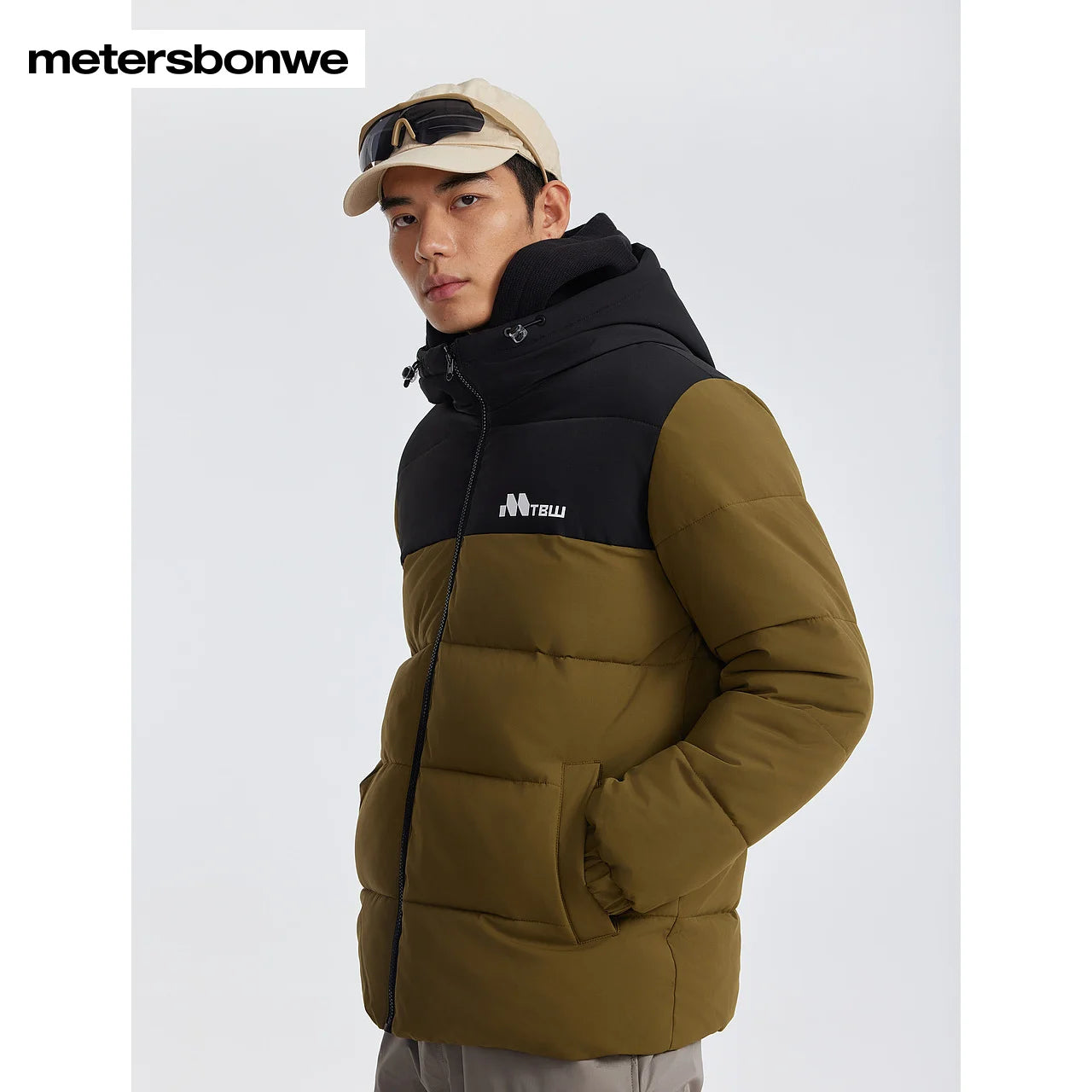 Unisex Winter Hooded Soft Cotton Padded Coat, Drawstring Warm Outerwear Jacket For Men & Women