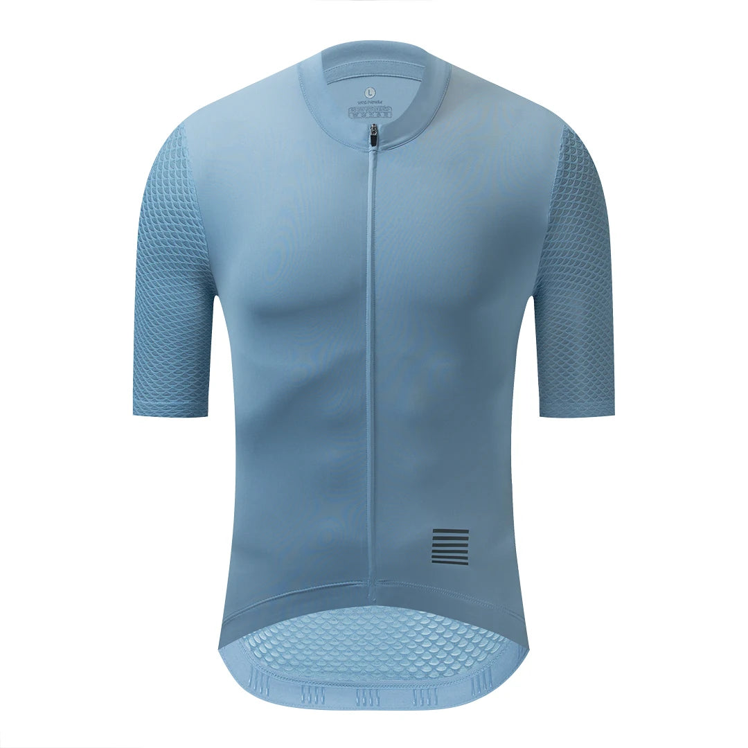 Men's Classic Cycling Jersey Summer Bicycle Pro Team Short Sleeve Shirt Cycling Maillot Road Bike Breathable Clothing