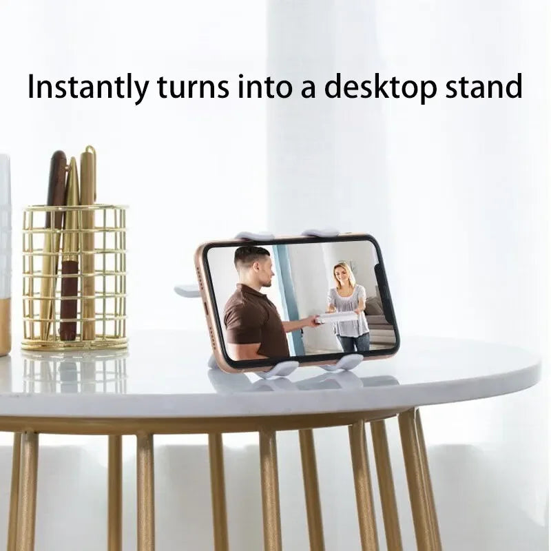 360 Clip Mobiele Telefoonhouder Standaard Draagbare Flexibele Lazy Bed Desktop Beugel Bureau Montage Standaard Basis Voor iPhone Samsung Xiaomi