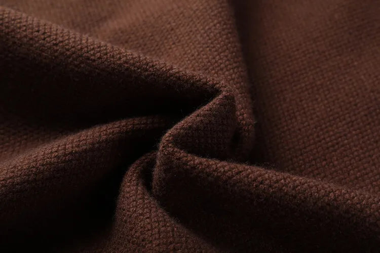 Men's Solid Colour Sweater, Stretchy and Warm For Autumn, Suitable For Business Casual and Male Daily Commute