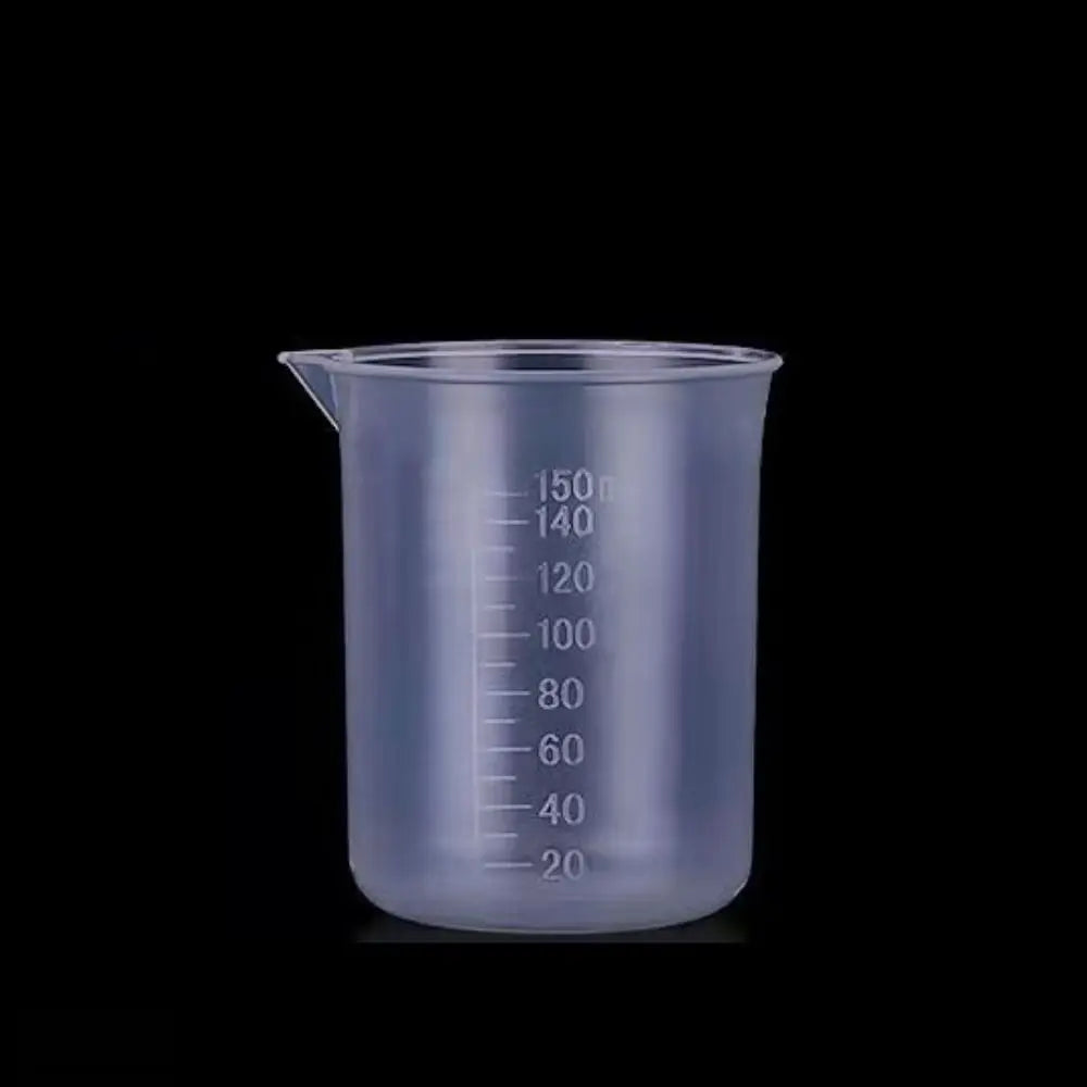 Plastic Transparent Measuring Cup for Kitchen Chemical Laboratory Test Stackable Graduated Cylinder Beaker Mixing Cups