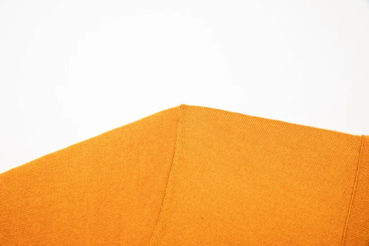 Men's Pullover Sweater With V-Neck, Business Casual Warm Polo, Male High Quality Cashmere Sweater