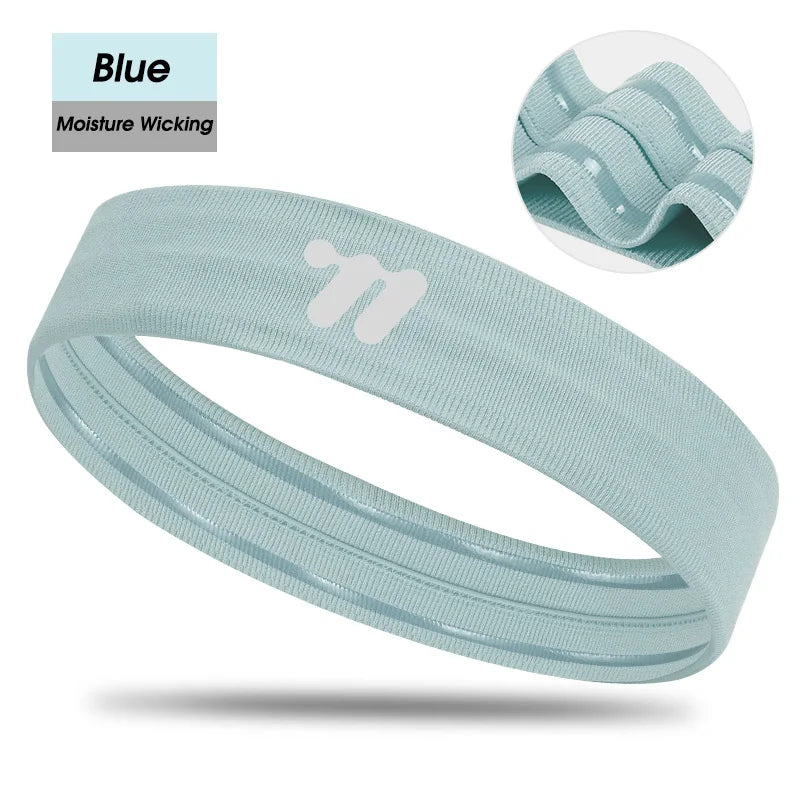 Sport Sweatband Moisture-Wicking Breathable Elastic Headband Fitness Gym Running Basketball Cycling Headscarf