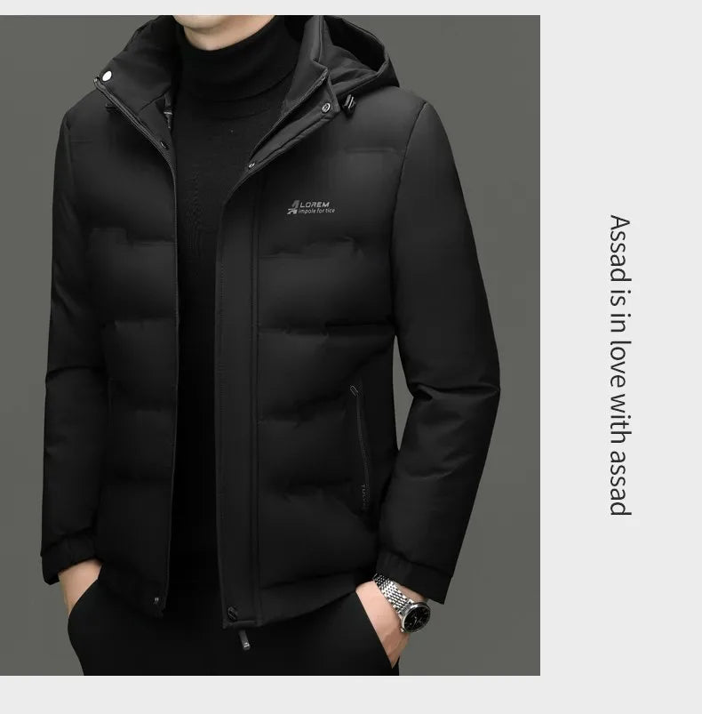 Men's Top Grade Designer Winter Brand Parka Jacket Casual Fashion Windbreaker Hooded Thick Bubble Male Coats
