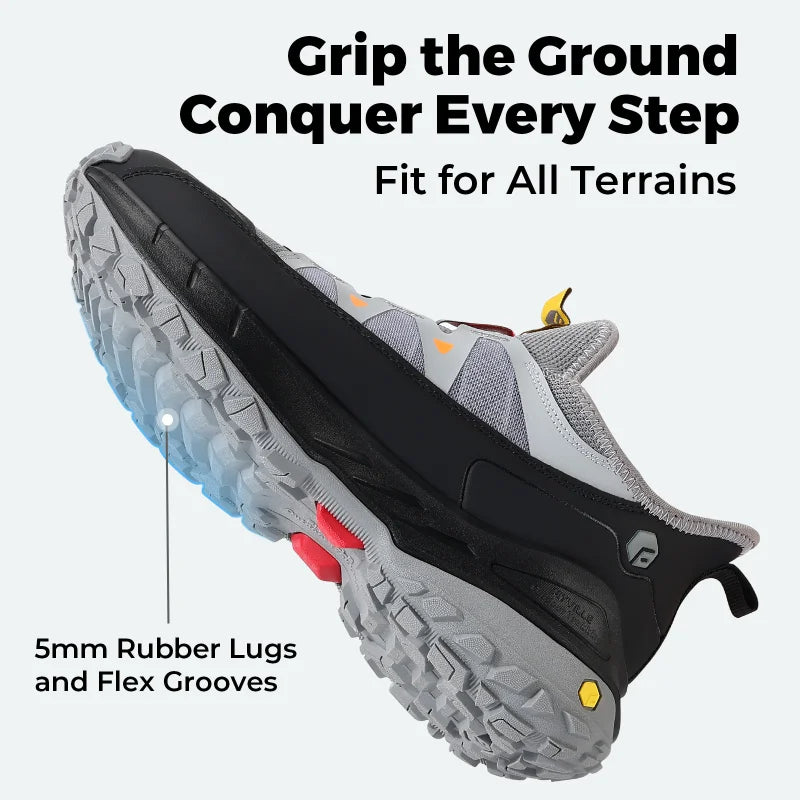 Men's Extra Wide Sneakers Slip-On Shoes Comfortable Running Shoe Non-Slip Hiking With Arch Support For Swollen Feet