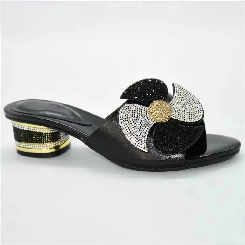 Designer Shoes Women Luxury 2025 Elegant Crystal Shoe Women Shoes Ladies Footwear Comfortable Sexy Wedding Shoes Female