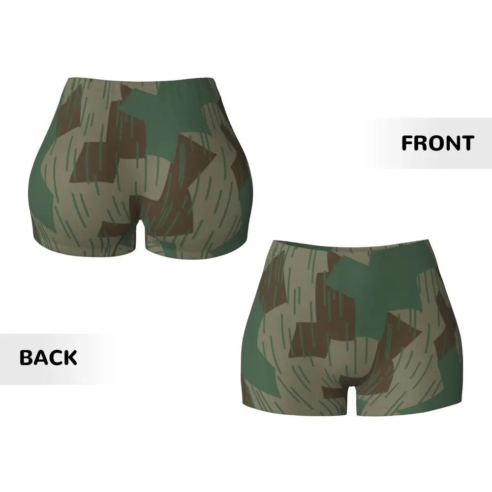 Custom Marpat Camo Workout Volleyball Biker Shorts for Women Woodland Camouflage Gym Yoga Shorts
