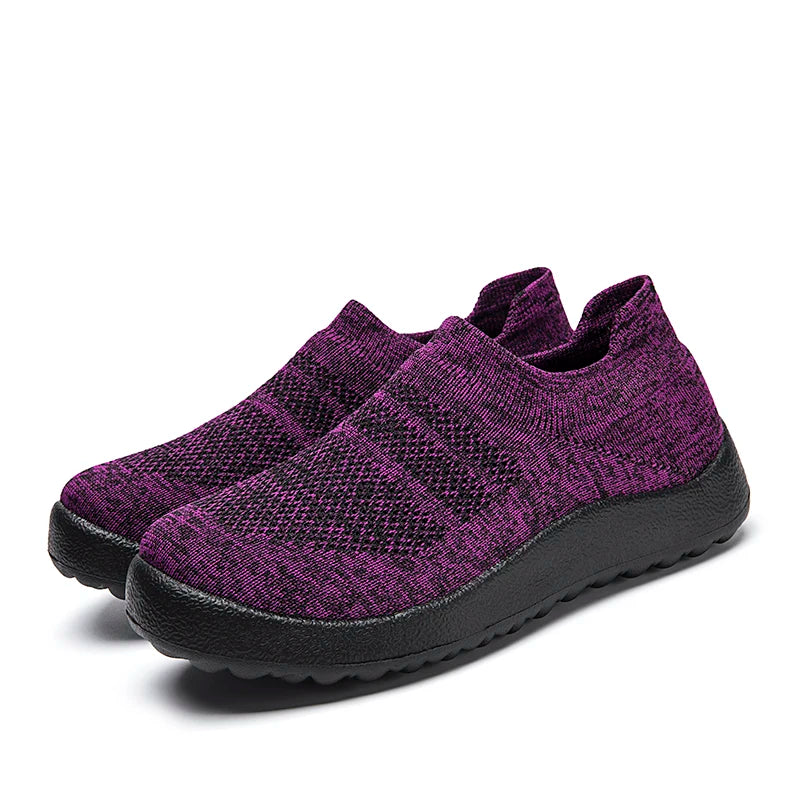 Women Fashion Sneakers Slip On Platform Sneakers Walking Women's Sneakers Plus Size Ladies Vulcanize Shoes Tenis Feminino