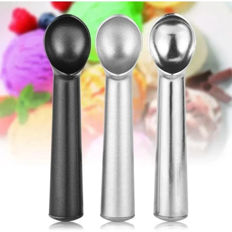 1/2PCS Non-stick Ice Cream Spoons Stainless Steel Fruit Ice Ball Making Tools Handled Dessert Digging Scoop Kitchen Bar Gadgets