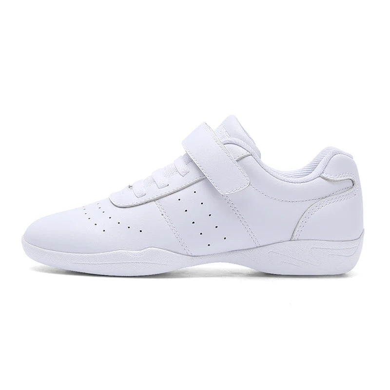 Youth Cheerleading Shoes Girls White Dance Shoes Women Sneakers Training Tennis Kids Competitive Aerobics Shoes