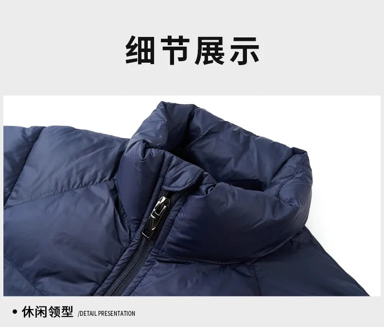 Men's Top Grade Designer Brand Parka Jacket, Casual Fashion Hooded Cropped Windbreaker, and Quilted Puffer Male Coats