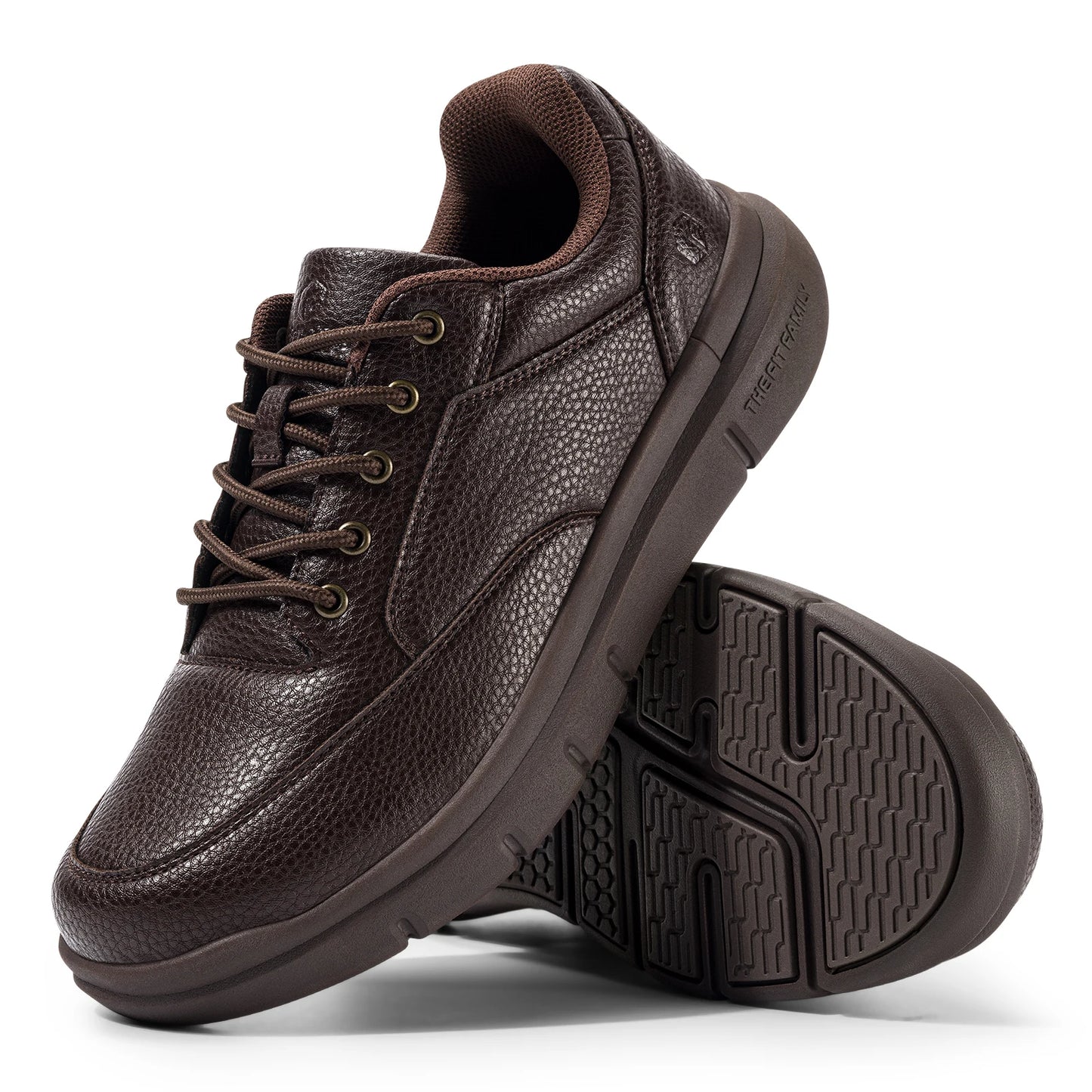 Wide Version Men's Leather Shoes Walking Shoes Oxford Shoes For Formal Business Shoe Comfortable All Day Wear