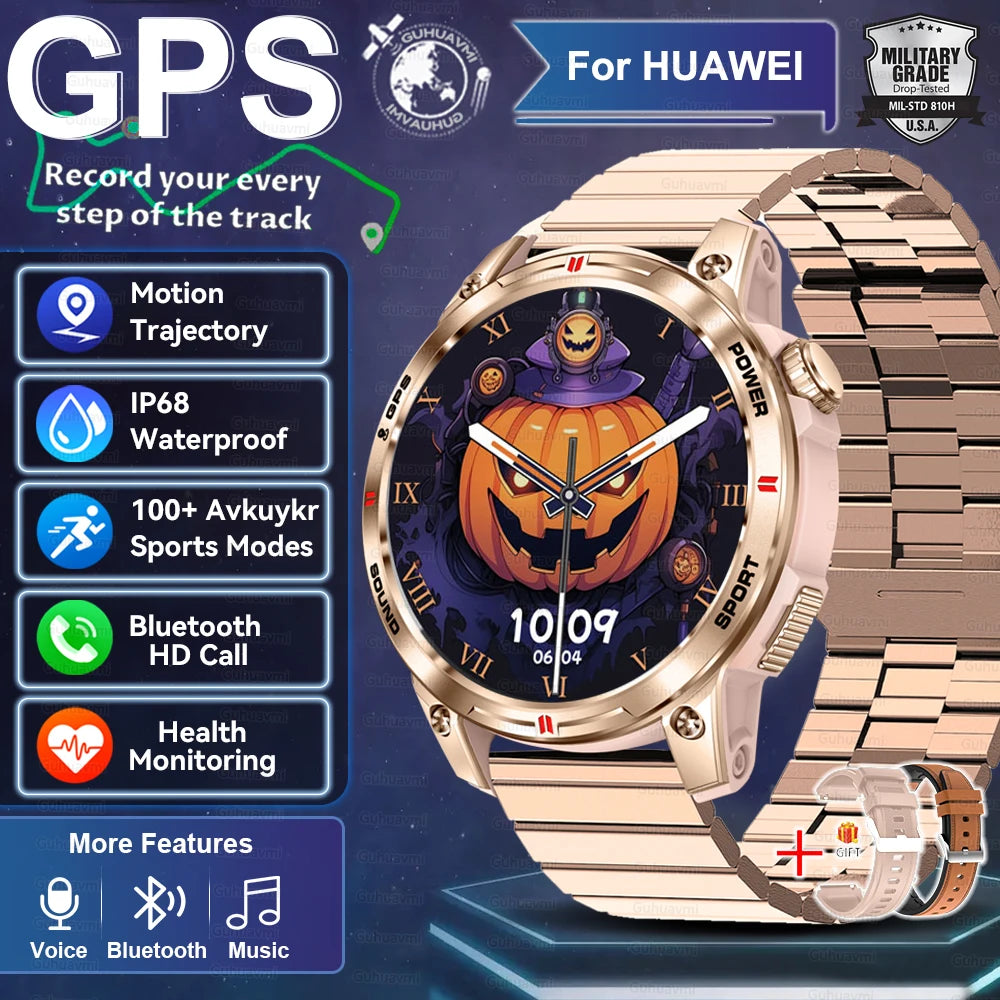 2025 Nieuwe GPS Sport Smart Watch Mannen Waterdichte Fitness Tracker Bluetooth Call 400MAH Batterij Armband Smartwatch Voor Vrouwen - Compatibel met Xiaomi IOS