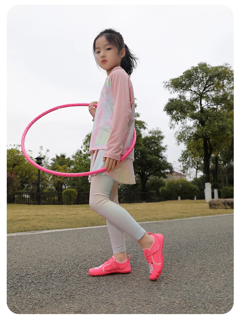 Kids Wide Toe Beach Shoes Lightweight Breathable Non Slip Rubber Sole with Durable Construction for Long Lasting Use