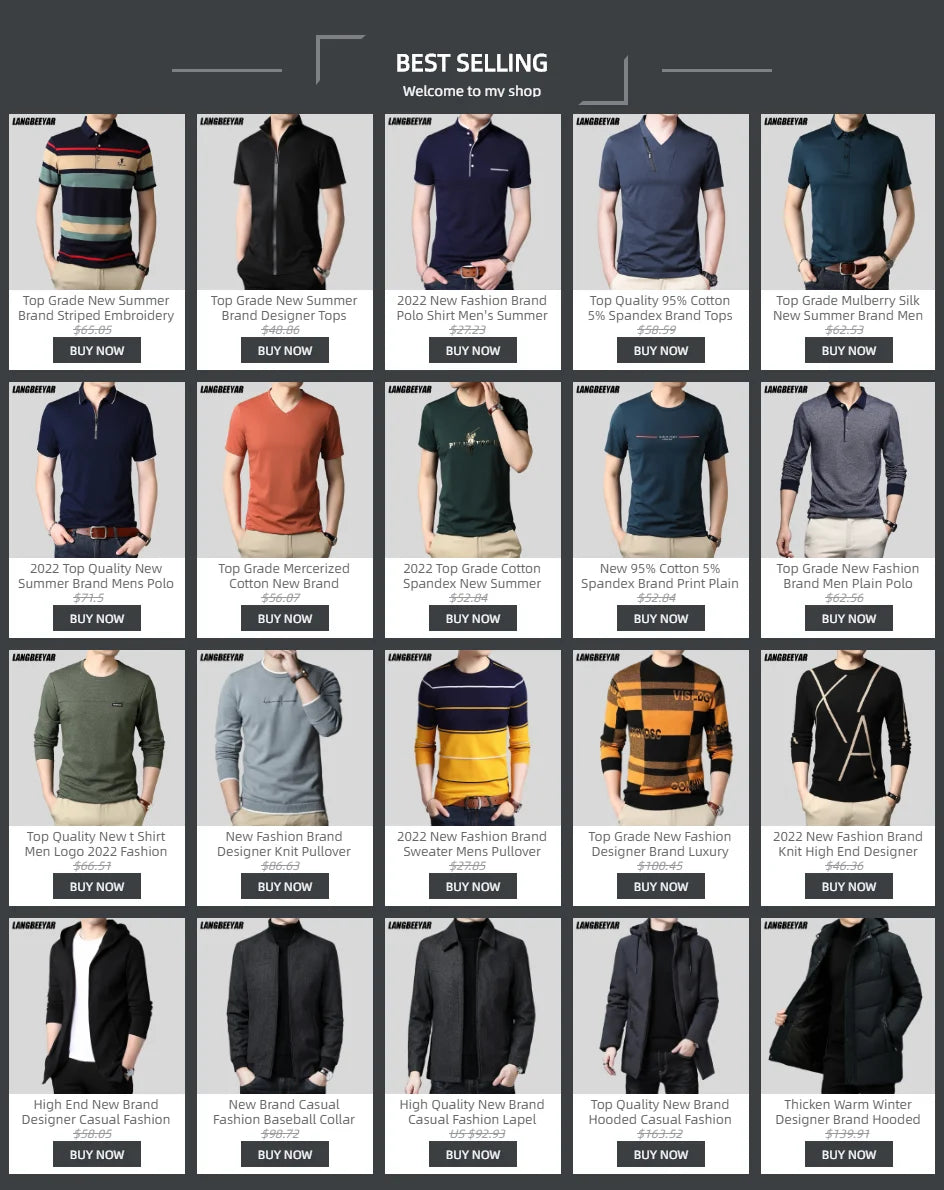 Men's High Quality Fashion Brand, Woollen Knit Pullover V-Neck Sweater, Autumn and Winter Casual Male Jumper