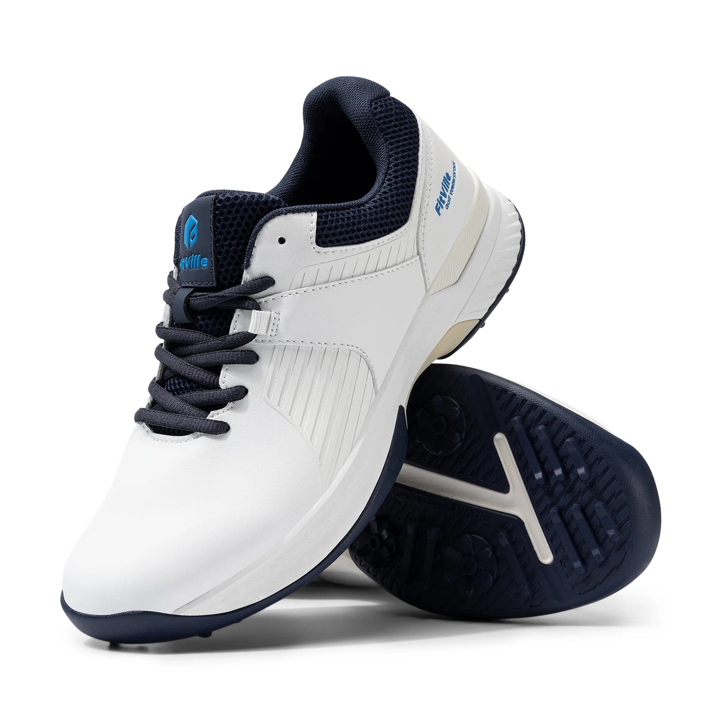Men's Golf Shoes Non-Slip Wear-Resistant Comfortable Professional Sports Sneakers for Swollen Feet Relieves Toe Pain