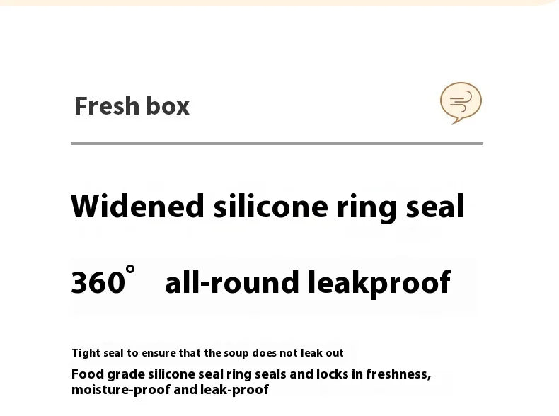 304 SS luchtdichte lekvrije containers, BPA-vrij - koelkast/vriezer/magnetronbestendig, stapelbaar - Home/Keuken Lunchbox Fruit/Maaltijden