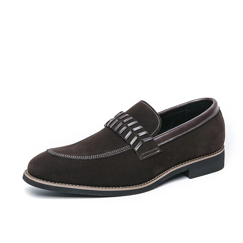 Formal Dress Oxford Shoes Men Green Suede Leather Male Business Formal Suit Shoes Over Size 38-48 Adult Leisure Walking Shoes