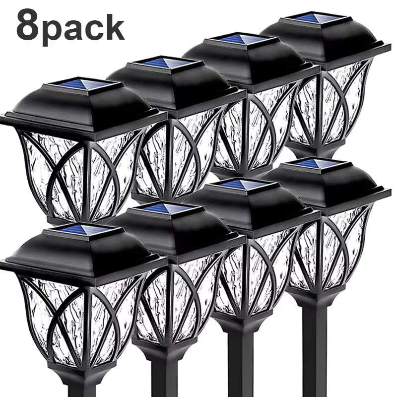 1-10 Pack Solar Yard Lights Bright Lawn Lights Outdoor Waterproof Led Solar Pathway Lights Landscape Path Lights