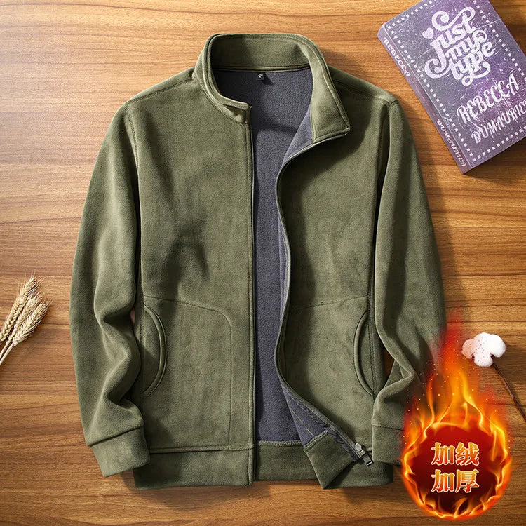 Men's Winter Premium Fleece Jacket - Soft & Warm Top-Ranked Male Essential Casual Top
