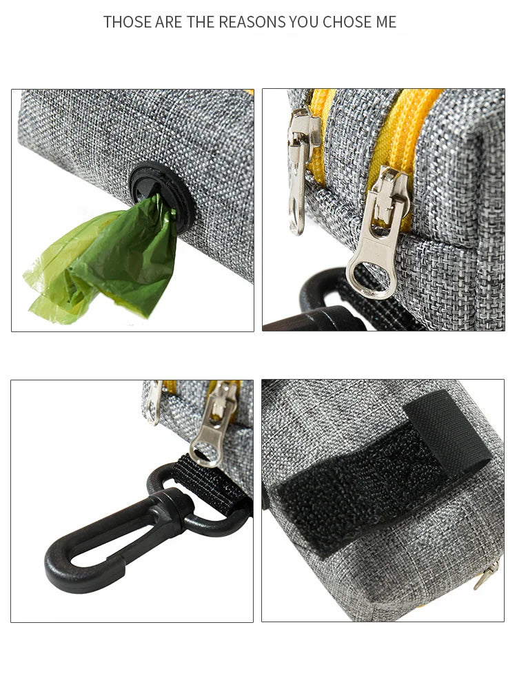 Pet Dog Poop Bag Holder Leash Attachment Mini Dogs Cleaning Tool Travel Garbage Bag pets Waste Poop Bags Dispenser
