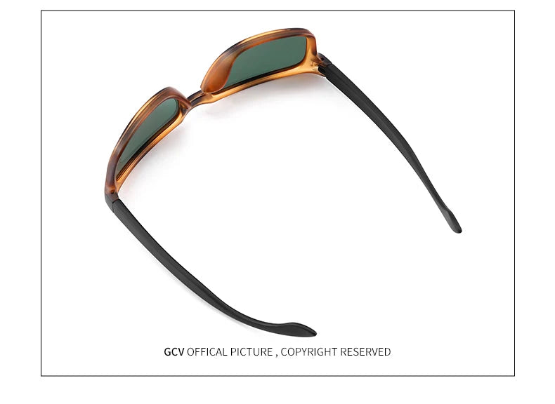 Fashion Wrap Frame Sunglasses UV400 Polarized Unisex Classic Pattern Decorative Goggles for Men And Women