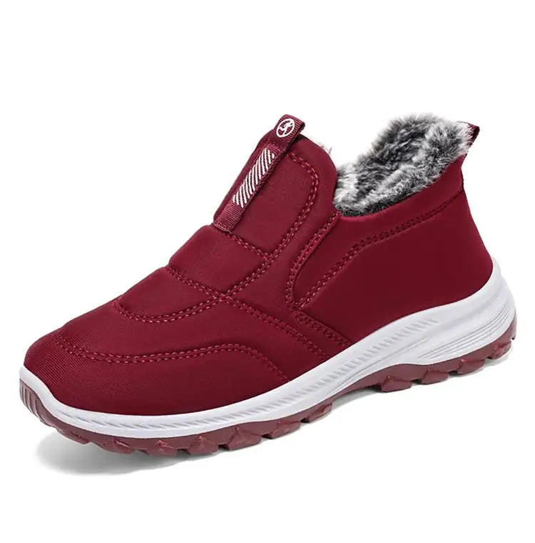 Boots Women Platform Snow New Women Shoes Slip On Women's Boots Fur Ankle Boots Casual Plush Botas Unisex Shoes Winter Boots