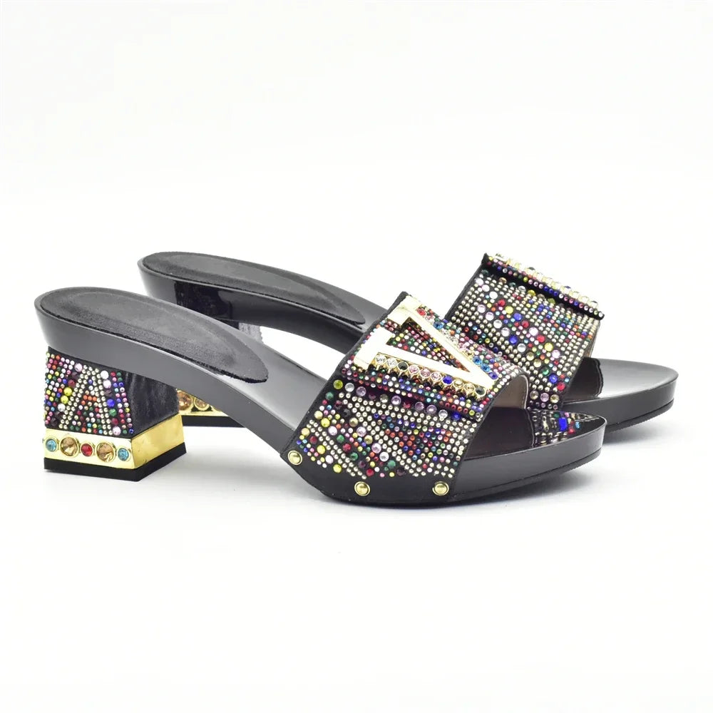 Italian Shoes with Matching Bags for Wedding Italy Shoe and Bag Set In New 2025 Nigerian Shoes and Matching Bags