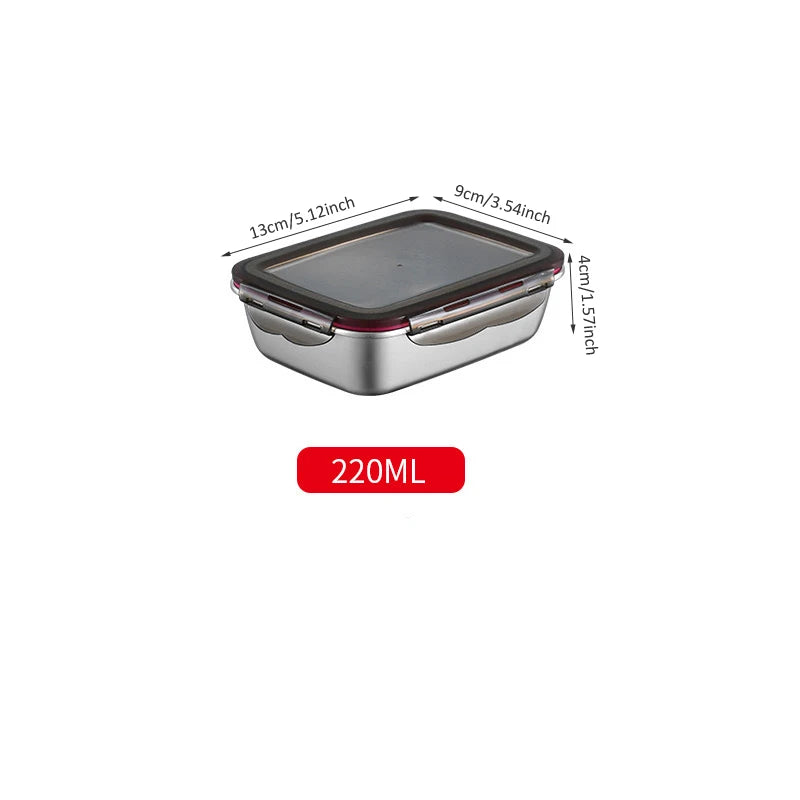 304 roestvrij staal voedsel lunch bento box verzegeld lekvrij reis opbergdoos huishoudelijke augurk dozen koelkast voedsel container