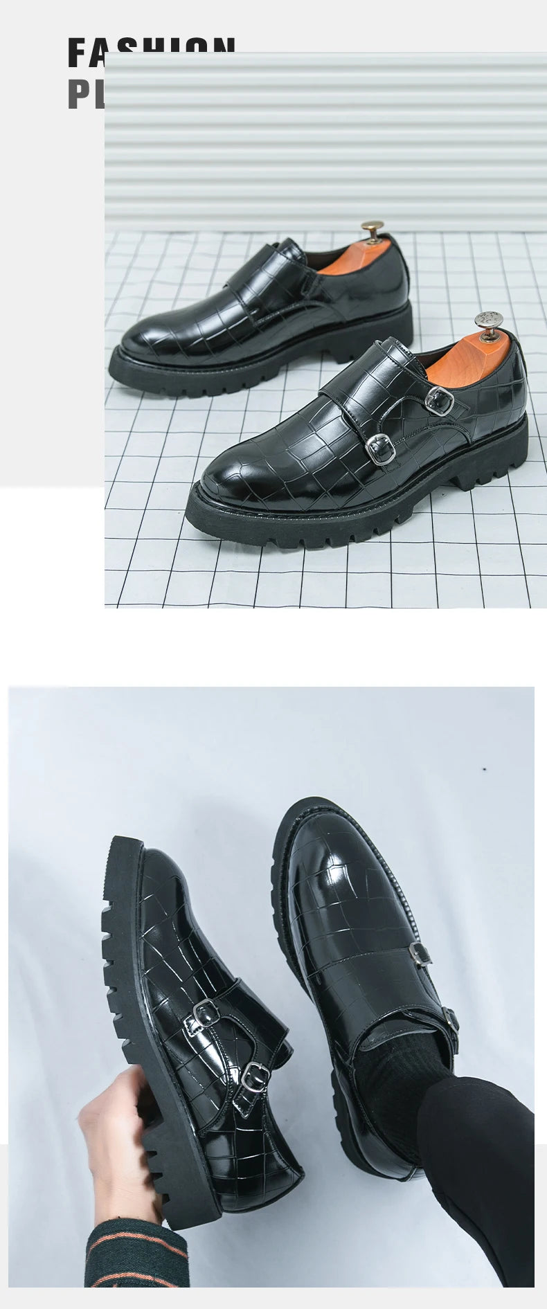 2024 Nieuwe luxe heren formele kledingschoenen Groene heren formele volwassen zakelijke pak loafers Coole heren bruiloft feest schoenen