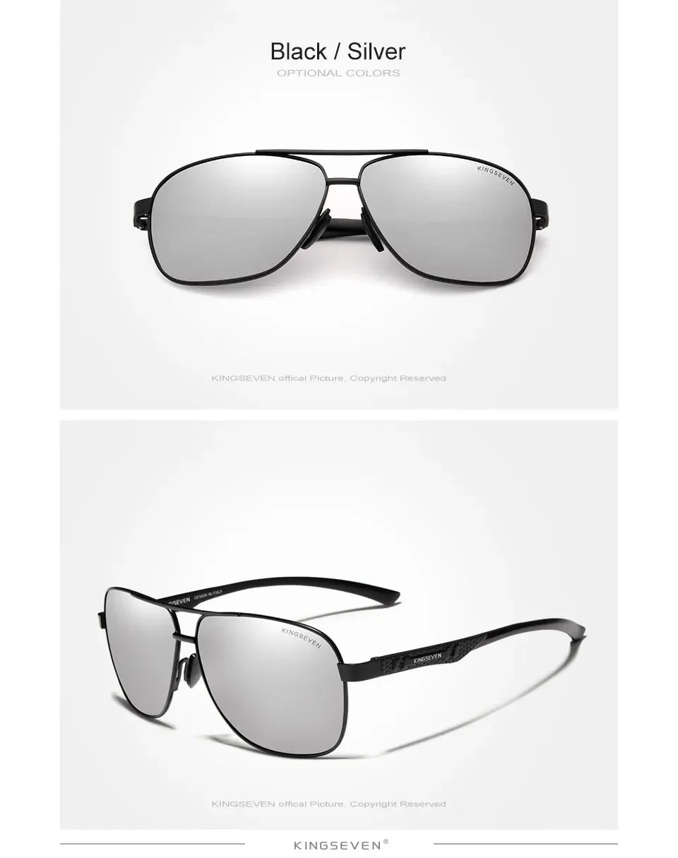 Polarized Aluminum Pilot Sunglasses UV400 HD Lens Men Women Photochromic Outdoor Eyewear Anti-Reflective Night Vision