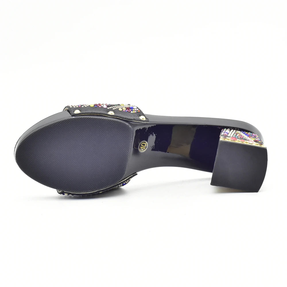 Italian Shoes with Matching Bags for Wedding Italy Shoe and Bag Set In New 2025 Nigerian Shoes and Matching Bags