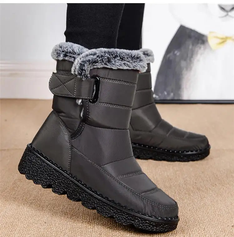 Women's Boots Snow Plus Size Shoes Woman Platform Women Shoes Casual Mid High Boots Platform Winter Girls Boots Botas Mujer