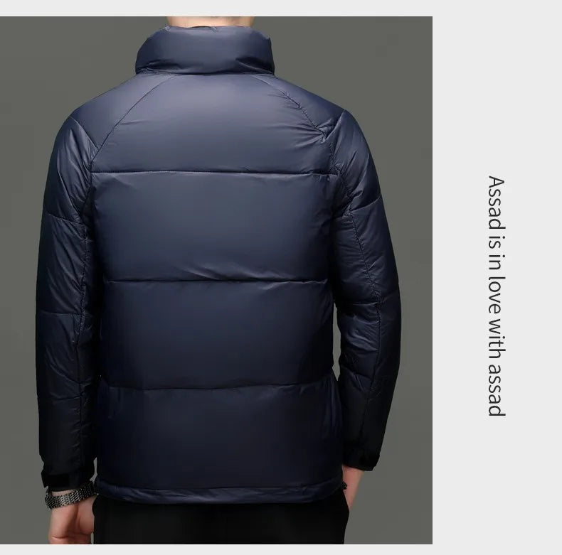 Men's Top Grade Designer Brand Parka Jacket, Casual Fashion Hooded Cropped Windbreaker, and Quilted Puffer Male Coats