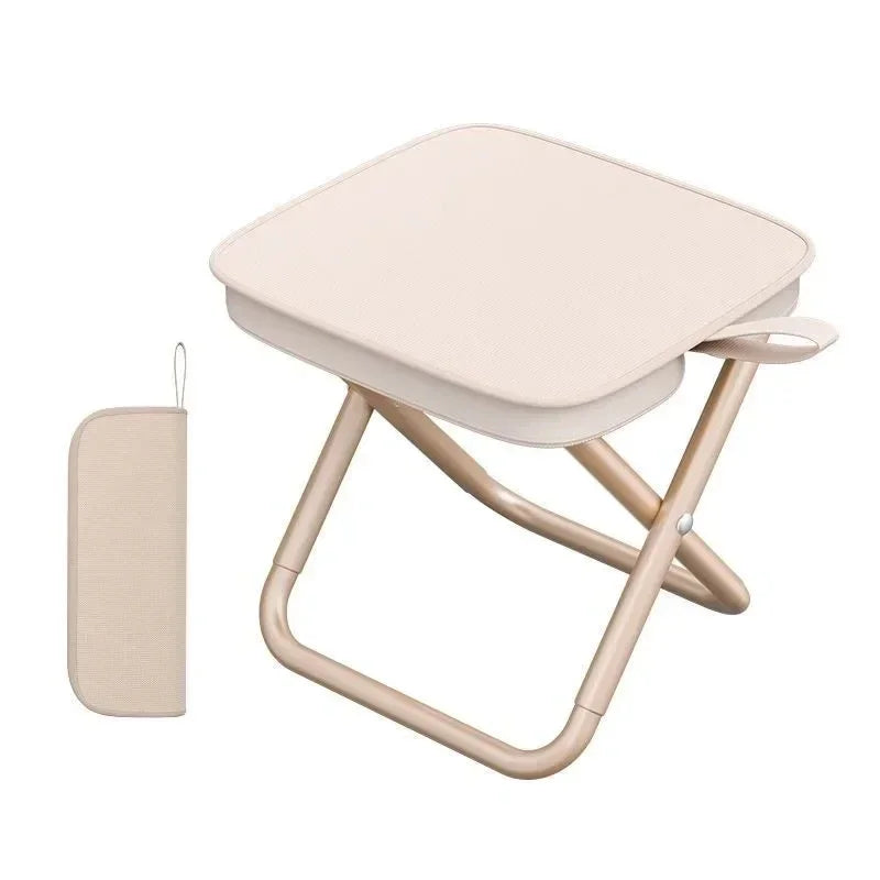Outdoor Fishing Chair Portable Pocket Stool Pencil Case Type Folding Stool 120kg/264lb Load Bearing Capacity Folding Chair