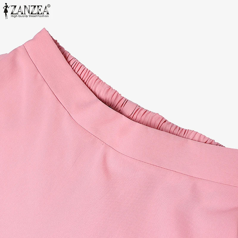Elegant A-Line Pleated Skirts Women Fashion High Waist Patchwork Midi Faldas Mujer Office Commuting Solid Jupes Femme