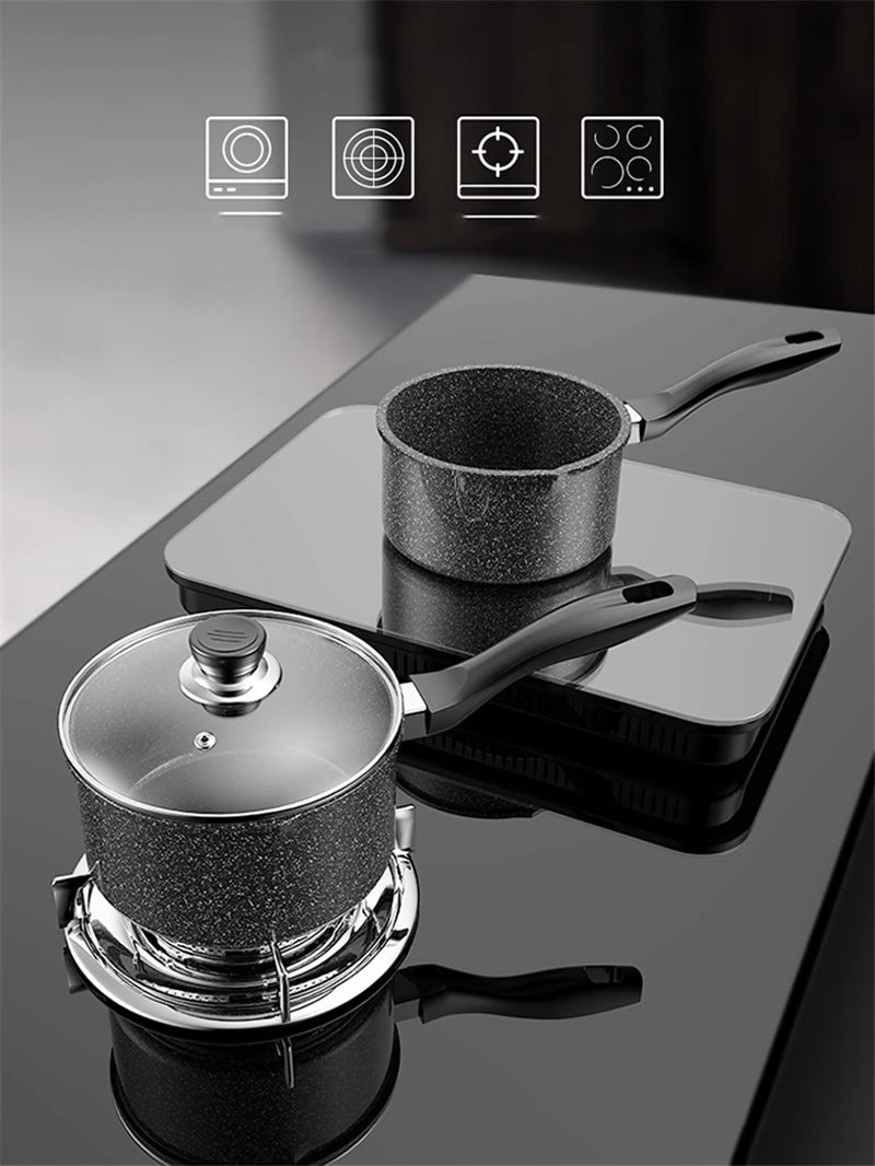 Non Stick Granite Maifan Stone Cookware Ceramic Pot Cooking Saucepan Hotpot Casserole Induction Cookware Kitchen Boiling Pot