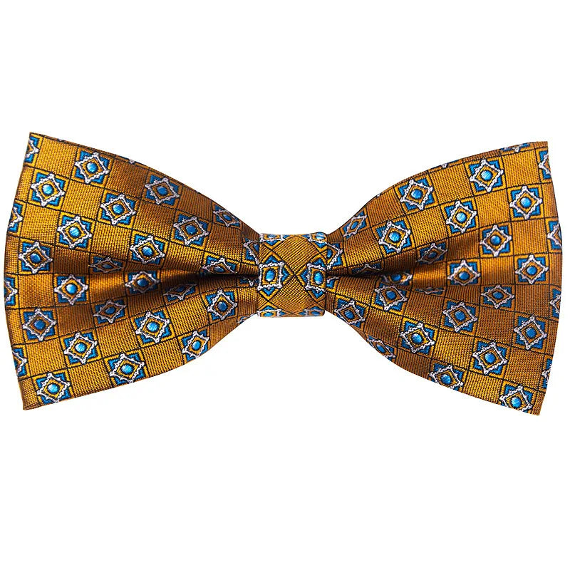 Mode Heren Strik Klassieke Jacquard Geweven Strik Heren Zakelijk Bruiloft Volwassen Bloemen Strik Vlinderdas Pak Strik