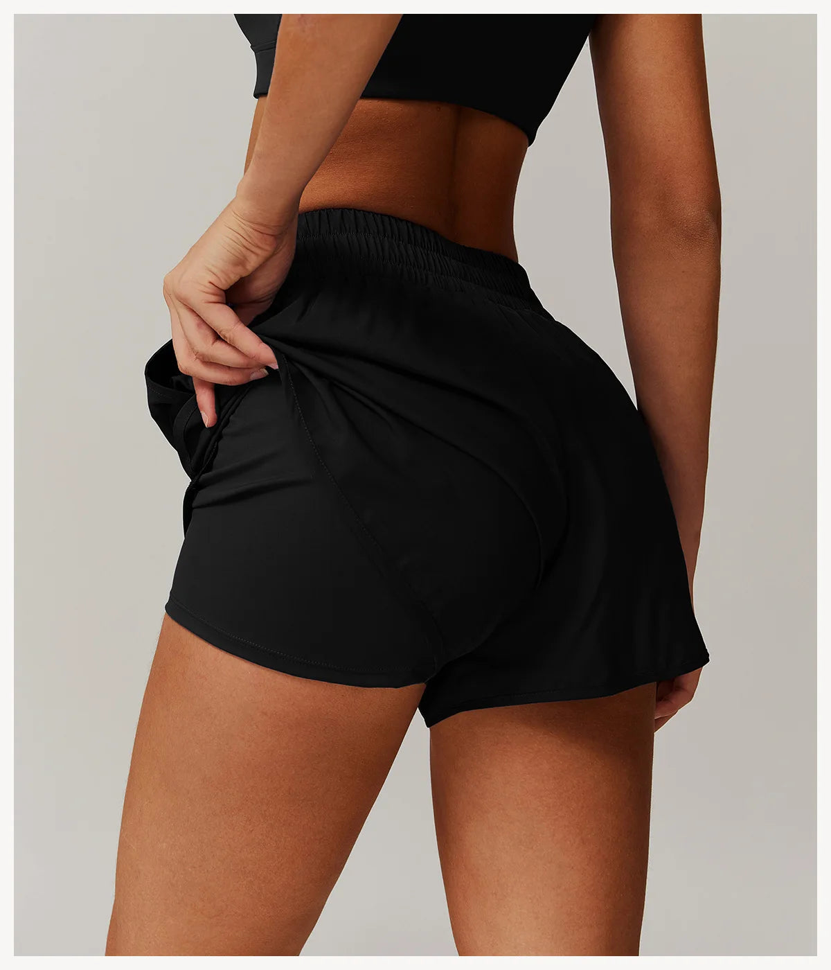 Running High Waist Sports Shorts Women Buttock Lift Gym Sweatpants Yoga Clothes Cycling Workout Shorts Women