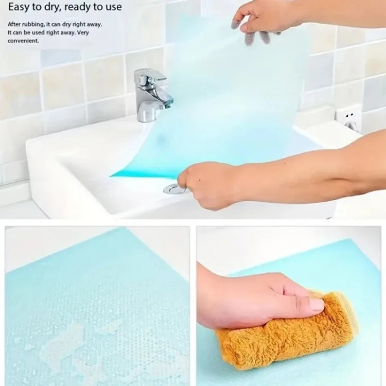 4 stuks EVA waterdichte koelkastmat, wasbaar, schimmelwerend keukenmatje, anti-olie kastlade placemat, warmte-isolerende koelkastmat